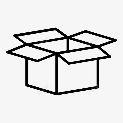 箱子可回收包装图标svg_新图网 https://ixintu.com 包装 可回收 棕色 箱子 纸板箱 纸箱 装运