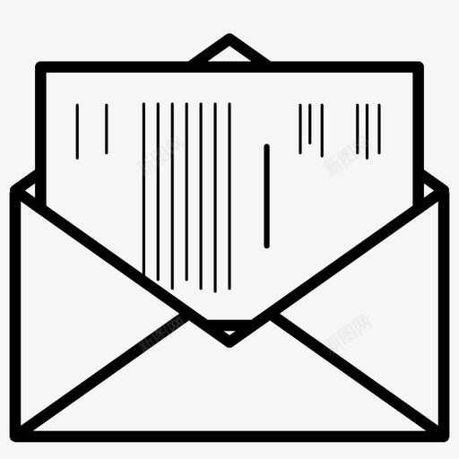 邮件申请账单图标svg_新图网 https://ixintu.com 信件 卡片 日常事务 申请 账单 邮件 邮箱 重要的 阅读