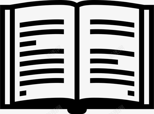 书籍古腾堡版式图标svg_新图网 https://ixintu.com 书籍 印刷 古腾堡 开本 活版印刷 版式 设计 阅读