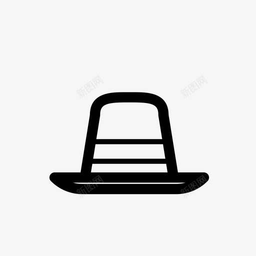 清教徒的帽子定居者的帽子朝圣者的帽子图标svg_新图网 https://ixintu.com 头饰 定居者的帽子 帽子 时尚配件 服装 朝圣者的帽子 清教徒的帽子 美国历史 装备 面具和头盔