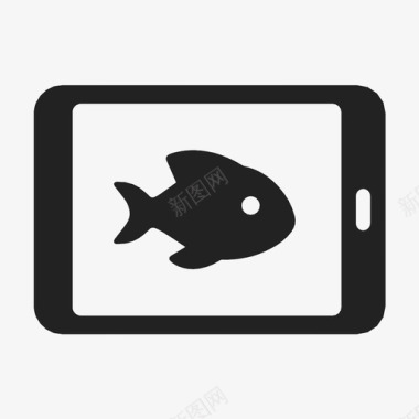 平板电脑屏幕保护程序海鱼图标图标