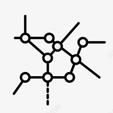 地铁地图交通路线图标图标