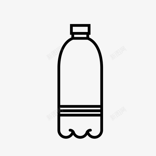 瓶子糖苏打水图标svg_新图网 https://ixintu.com 可回收 塑料瓶 容器 水 液体 瓶子 糖 苏打水 饮料