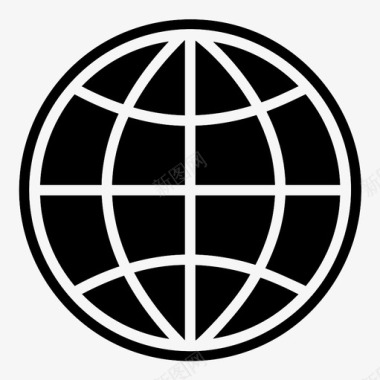 全球搜索引擎优化球体图标图标