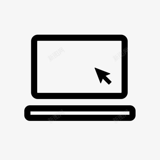 笔记本电脑便携式电脑鼠标图标svg_新图网 https://ixintu.com 便携式电脑 光标 技术 电子产品 移动设备 笔记本电脑 计算机 设备 鼠标
