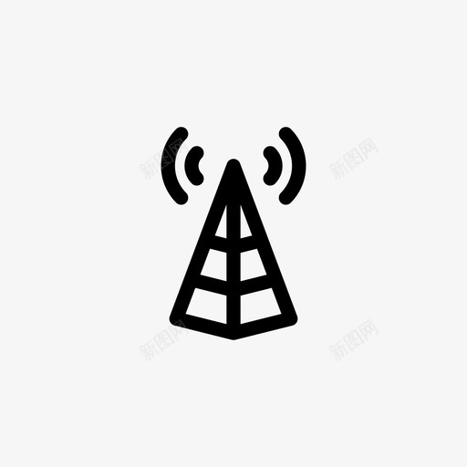 发射机wifiwifi图标svg_新图网 https://ixintu.com wifi 传输 信号 发射机 发送器 天线 广播器 接口和web图标 收音机 路由器