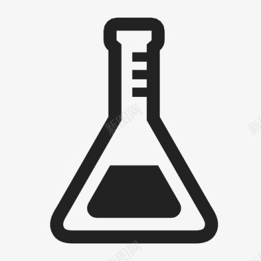 烧瓶试管科学设备图标图标