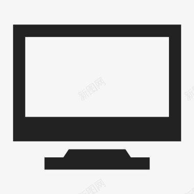 电脑显示器电视屏幕平板图标图标