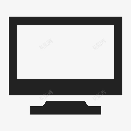 电脑显示器电视屏幕平板图标svg_新图网 https://ixintu.com 屏幕平板 平板电视 桌面屏幕 桌面显示器 电脑屏幕 电脑显示器 电视