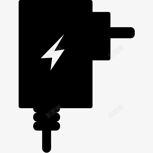电源适配器充电电力图标svg_新图网 https://ixintu.com wsd电源 充电 电力 电源适配器