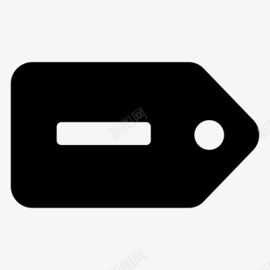 标签贴纸负片图标图标