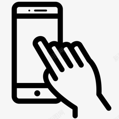 iphone触摸屏手指触摸屏图标图标