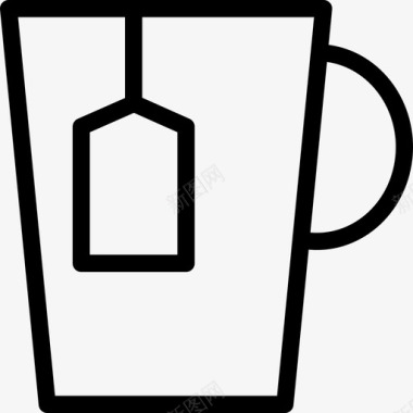 茶杯茶点饮料图标图标