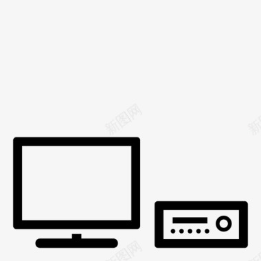 电视影音影音系统图标图标
