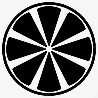 酸橙柑橘柑橘片图标图标