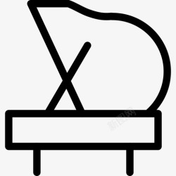 古钢琴采购产品钢琴乐器键盘图标高清图片