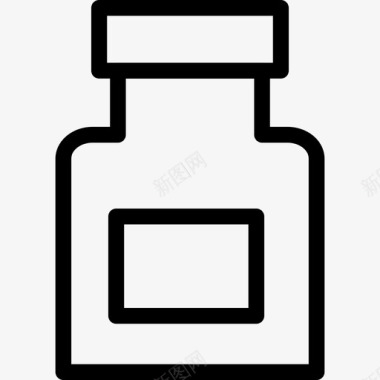 药品药丸罐子图标图标