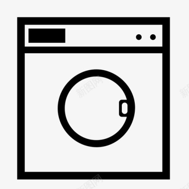 洗衣机杂务烘干机图标图标