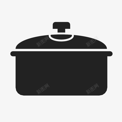 锅瓦罐厨房用具图标svg_新图网 https://ixintu.com 会员 厨房用具 瓦罐 锅