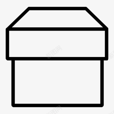箱供应储存图标图标
