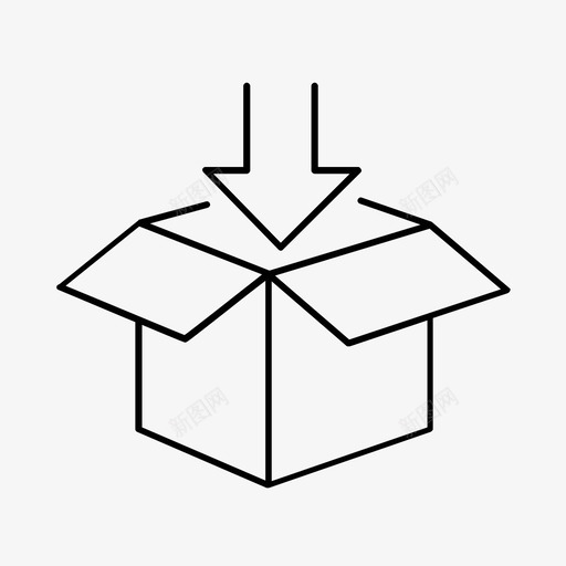 装箱装运发送图标svg_新图网 https://ixintu.com 交货 包装 包裹 发送 电子商务 装箱 装运