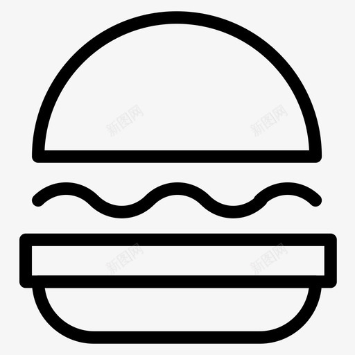 汉堡包混合美味图标svg_新图网 https://ixintu.com 两片面包之间的食物 吃 好吃 快餐 汉堡包 混合 美味