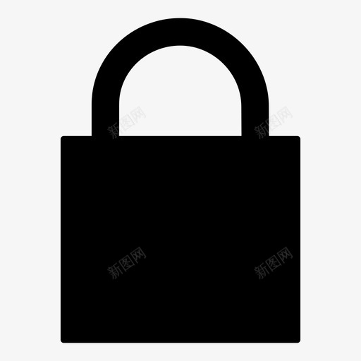 锁购物袋安全图标svg_新图网 https://ixintu.com 保护 卡扣 安全 挂锁 电子商务 螺栓 购物袋 钱包 锁 验证