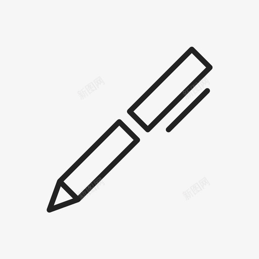 笔颜色蜡笔图标svg_新图网 https://ixintu.com 书写 办公室 墨水 笔 纸 蜡笔 记号笔 铅笔 颜色