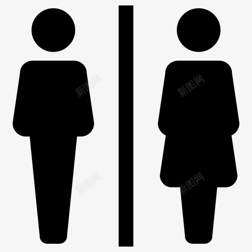 浴室人公共图标svg_新图网 https://ixintu.com 中性 人 公共 卫生 卫生间 标志 浴室 浴室图标等。 男女图标-人 符号 访客