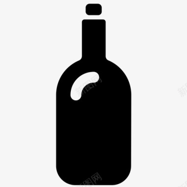 瓶子酒液体图标图标