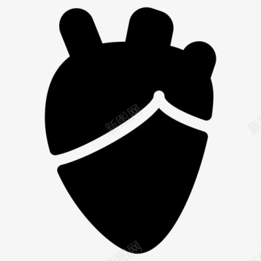 心脏血液健康图标图标