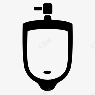 小便器浴室男厕所图标图标