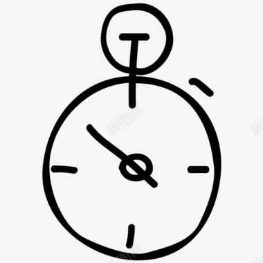 秒表健身计时器图标图标