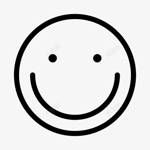 微笑情绪面部表情图标svg_新图网 https://ixintu.com 微笑 情绪 情绪表情 面部表情