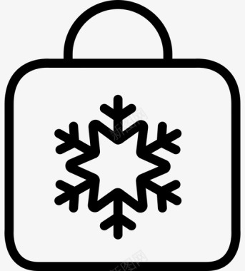 雪花袋冬季300图标图标