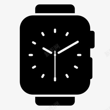 智能手表时钟设备图标图标