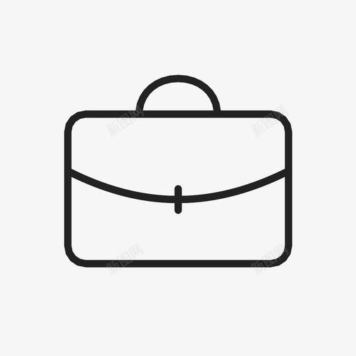 公文包手提箱办公室图标svg_新图网 https://ixintu.com 公文包 办公室 商人 手提箱 材料 物品 箱子