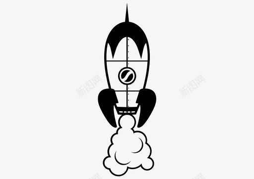宇宙飞船火箭船航天飞机图标图标