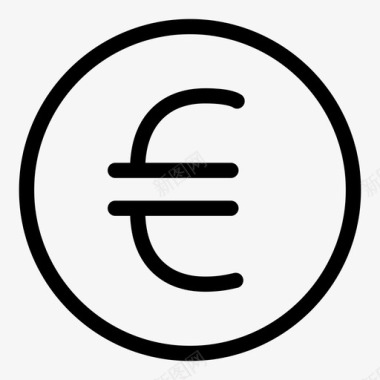 欧元货币基金图标图标