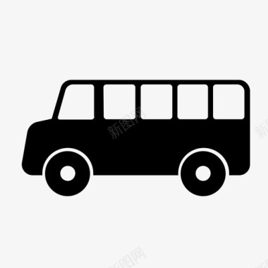 公共汽车车辆面包车图标图标