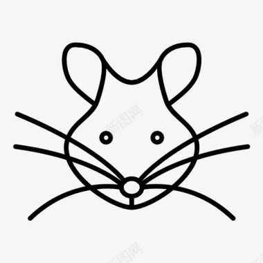 老鼠动物猫图标图标