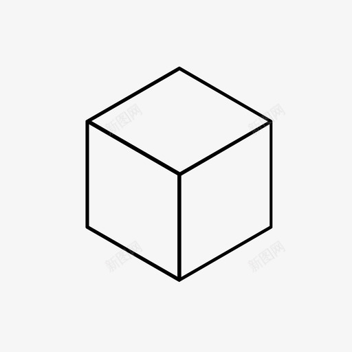 立方体三维骰子图标svg_新图网 https://ixintu.com 三维 几何学 多面体 实体 立方体 等轴测 骰子
