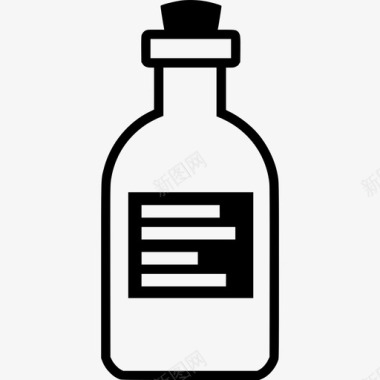 瓶子药水毒药图标图标