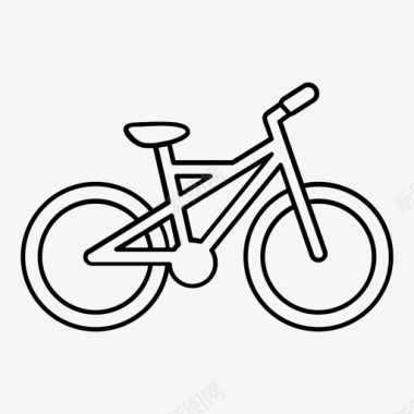 自行车轮胎骑手图标图标
