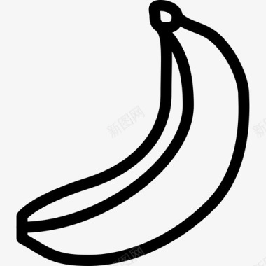 香蕉电解质食物图标图标