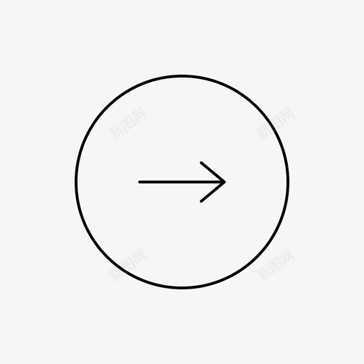 右箭头过程路径图标svg_新图网 https://ixintu.com 右箭头 导向 导航 方向 杂项 流程 箭头 路径 过程