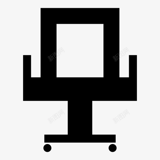 椅子办公椅家具图标svg_新图网 https://ixintu.com 办公室 办公椅 家具 座椅 微型目录图标 椅子 滚轮椅 转椅