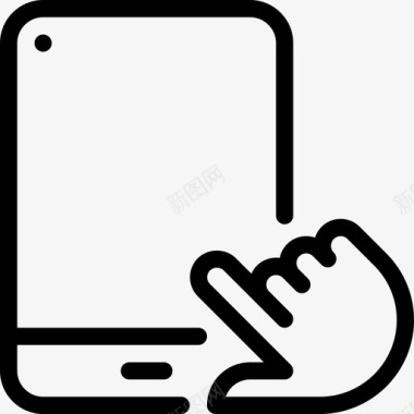 平板电脑触摸屏研究手机图标图标