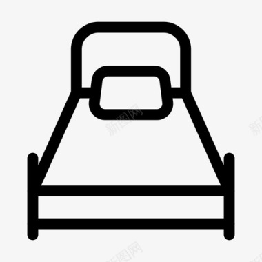 床毯子皮图标图标