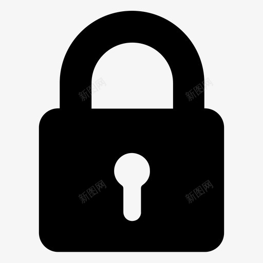 锁搭扣钥匙图标svg_新图网 https://ixintu.com 制栓 受保护 安全 密码 搭扣 柄 钥匙 锁